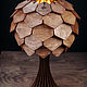 Настольный деревянный светильник Астеко палисандр, лампа из дерева. Настольные лампы. Деревянные светильники Woodshire (woodshire). Ярмарка Мастеров.  Фото №5
