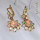 Earrings 'Opal-chamomile' gold 585, opals. VIDEO. Earrings. MaksimJewelryStudio. My Livemaster. Фото №6
