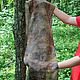 Шарф из шерсти с кашемиром экопринт. Шарфы. Мария Хабарова. Шарфы, платки. Ярмарка Мастеров.  Фото №5