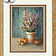 Painting Pastel Still Life Flowers set of 2 pcs Rustic Still Lifes. Pictures. pictures & decor of TanyaSeptember. My Livemaster. Фото №4