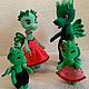 Семья зелёных драконов. Мягкие игрушки. РАДМИЛА. Ярмарка Мастеров.  Фото №5