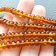 Янтарь натуральный, 6-6,5 мм рондель. Бусины. magic beads. Ярмарка Мастеров.  Фото №4