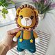 Вязаный львёнок Вязаная игрушка. Амигуруми куклы и игрушки. Toys.be.tosy. Ярмарка Мастеров.  Фото №4