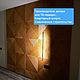 Заказать  Декоративные стеновые панели из дерева 3D. Brus Decor. Ярмарка Мастеров. . Декоративные панели Фото №3