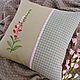 Pillowcase with hand embroidery 'Foxglove'. Pillow. d-gorochek. Online shopping on My Livemaster.  Фото №2