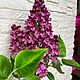 Сирень. Элементы интерьера. Myclayflowers_hm. Ярмарка Мастеров.  Фото №5