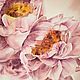 Painting peonies pink flowers bouquet in Moscow and St. Petersburg. Pictures. Olga Ermakova art. My Livemaster. Фото №4