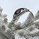 Men's Silver Ring with Purple Sapphire (2,19 ct) handmade. Rings. Bauroom - vedic jewelry & gemstones (bauroom). My Livemaster. Фото №5