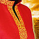 Order Women's shirt Golden Svarga. Fehustyle Northern Gods Magic (slavartel). Livemaster. . People\\\'s shirts Фото №3