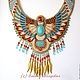 Egypt. Egyptian necklace Amazon. Necklace in Egyptian style. Ethno-style. Ancient Egypt. The author's work Ulyana Moldovyan. Buy Egyptian necklace.
