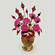 Flowers from aventurine ' Fragrance of love`
