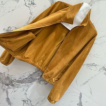 Одежда ручной работы. Ярмарка Мастеров - ручная работа Замшевая куртка. Handmade.