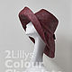 Order Summer hat made of raffia | Coffee. Lisa Prior Fashion Brand & Atelier. Livemaster. . Hats1 Фото №3