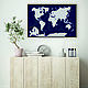 Scratch map of the world AFI Design, Decor, Moscow,  Фото №1
