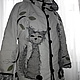 Eco-friendly jacket from cotton on cotton insulation 'Cats'. Outerwear Jackets. Reelika (reelika44). My Livemaster. Фото №5
