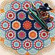 Crocheted napkin 'Blue garnet'. Doilies. Crochet doilies-Elena Strokina (elenastrokina). My Livemaster. Фото №5