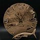 Часы из древесины. Часы классические. Woodandtime. Интернет-магазин Ярмарка Мастеров.  Фото №2