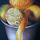 Картина маслом `Лимоны в чаше` (масло, холст 30х40) Автор: Ермакова Наталья (Nataly)