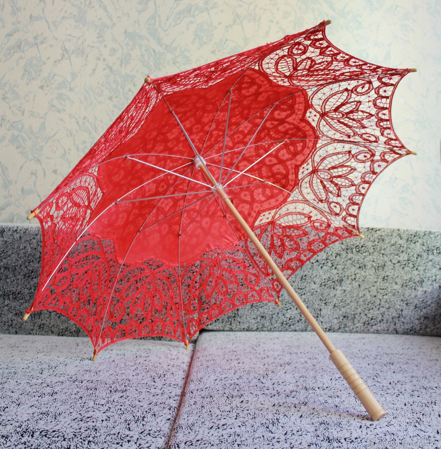 Кружевной зонт от солнца