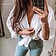 Галстук из жемчуга. Цепочка. Gina Soul. Интернет-магазин Ярмарка Мастеров.  Фото №2