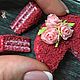 Торт для кукол «Красный бархат». Кукольная еда. Magic_Mini_World. Интернет-магазин Ярмарка Мастеров.  Фото №2