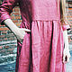 Linen dress loose fit. Dresses. the.zhenya. My Livemaster. Фото №4