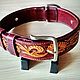 Leather dog collar, Personalized dog collar made of genuine leather. Dog - Collars. AshotCraft. My Livemaster. Фото №5