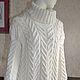 Sweater knit 'White tale'. Sweaters. DominikaSamara (Verronik). Online shopping on My Livemaster.  Фото №2