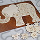 Puzzle Elephant English. Stuffed Toys. DG labs. Online shopping on My Livemaster.  Фото №2