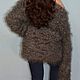 Order Super downy sweater long sleeve 'DOWN CHIC' fluffy. ПУХОВЫЙ ШИК KOZAmoDA (kozamoda) (kozamoda). Livemaster. . Sweaters Фото №3