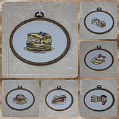 Картины и панно handmade. Livemaster - original item Miniature: Culinary Temptation, series. Handmade.