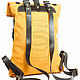 Order The backpack from the Vogue yellow leather. Russian leather Guild. Livemaster. . Backpacks Фото №3