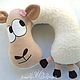 cushion sheep cushion handmade pillow headrest, gift, pillow gift, handmade gift, handiwork, pillow to buy, gift to buy, sheep to buy, gift sheep
