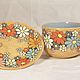 A couple of tea. Single Tea Sets. Marisavesennaya ceramics. Online shopping on My Livemaster.  Фото №2