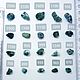 Alexandrite(fragments of crystals,13-20 mm) Ural, Emerald mines, Ural. Cabochons. Stones of the World. Online shopping on My Livemaster.  Фото №2