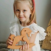 Куклы и игрушки handmade. Livemaster - original item Horse Rocking. Handmade.