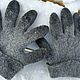 Order Men's felted gloves. Favorite heat Natalia. Livemaster. . Gloves Фото №3