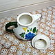 Винтаж: Чайник-заварник 1,5 л BAUERNBLUME от VILLEROY&BOCH. Чайники винтажные. Винтажный Виллерой и Бох (pharphor). Ярмарка Мастеров.  Фото №4