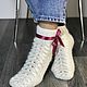 Down socks ' Openwork'. Socks. Dom-puha (dom-puha). Online shopping on My Livemaster.  Фото №2