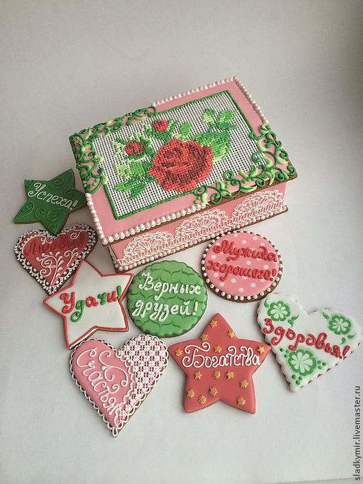 Шкатулка с вышивкой крестиком 30