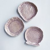 Набор керамических тарелок «Морские»