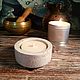 Soy candle insert for candlesticks and jars. Candles. CandesPhoenix. Online shopping on My Livemaster.  Фото №2