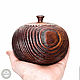 Textured pot-barrel with a lid made of natural pine. K38. Jars. ART OF SIBERIA. My Livemaster. Фото №6