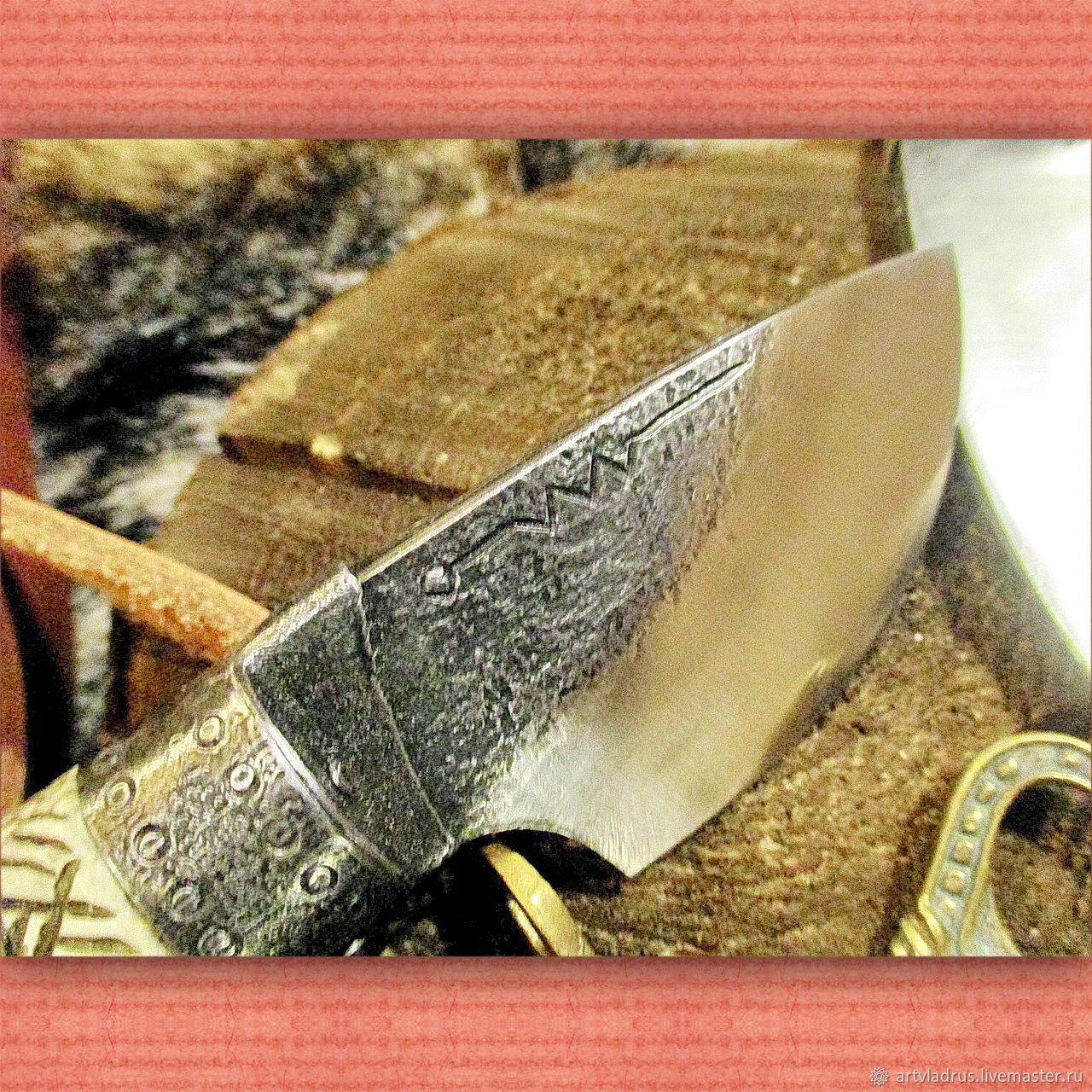 Якутский шкуросъемный нож