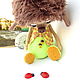 Toy knitted hedgehog 30cm soft game unique product for children. Stuffed Toys. Kind-Eyed-Beans (nat-tol) (nat-tol). Online shopping on My Livemaster.  Фото №2