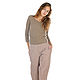 Заказать Брюки стеганые дизайнерские ручной работы - High Casual Style. FRANCESCA Cashmere. Ярмарка Мастеров. . Брюки Фото №3