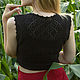 Openwork Knitted cotton Top / Summer Crop Top. Tanks. Knitwear shop Fairy Tale by Irina. My Livemaster. Фото №6
