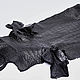 Крокодиловая кожа черного цвета 34 см, Кожа, Санкт-Петербург,  Фото №1