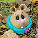 Заказать Валяная мышка Анечка. Rimma Ustyugova (toys-valenki). Ярмарка Мастеров. . Войлочная игрушка Фото №3