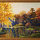 Order Painting,oil,'Autumn silence'autumn landscape. OMA-EVA. Livemaster. . Pictures Фото №3